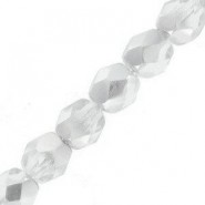 Czech Fire polished faceted glass beads 3mm Crystal